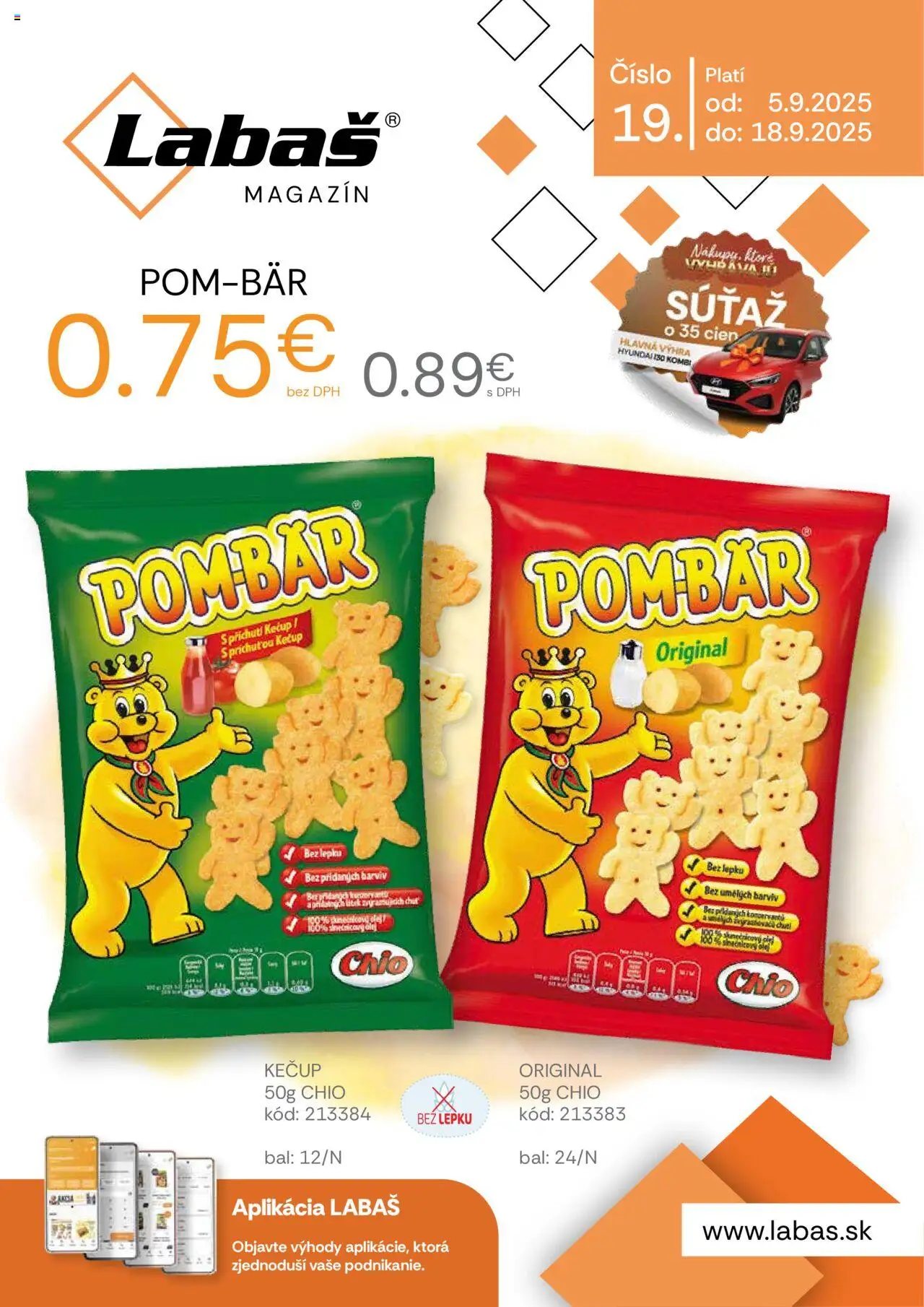 Labaš magazín - strana 1- platný od 05.09.2025