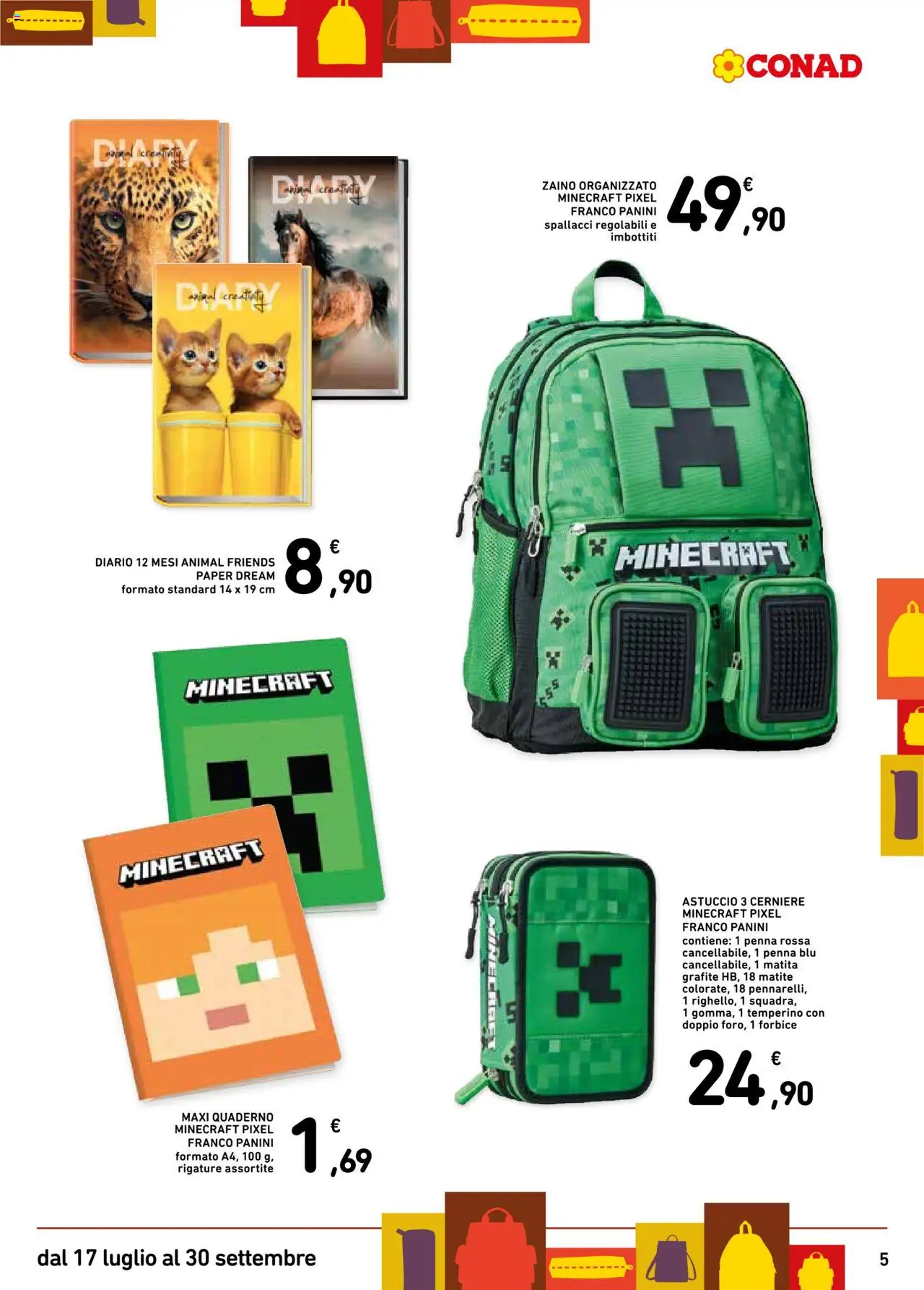 Conad Scuola catalogo - pagina 5 - valido dal 17/07/2025