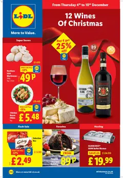 Lidl - 12 Wines Of Christmas valid from 04/12/2025
