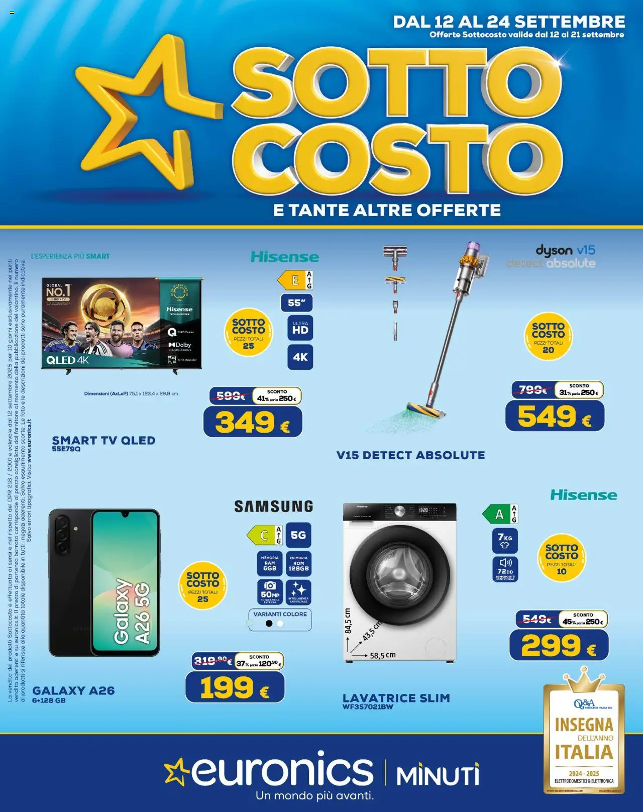 Euronics Minuti catalogo - pagina 1 - valido dal 12/09/2025