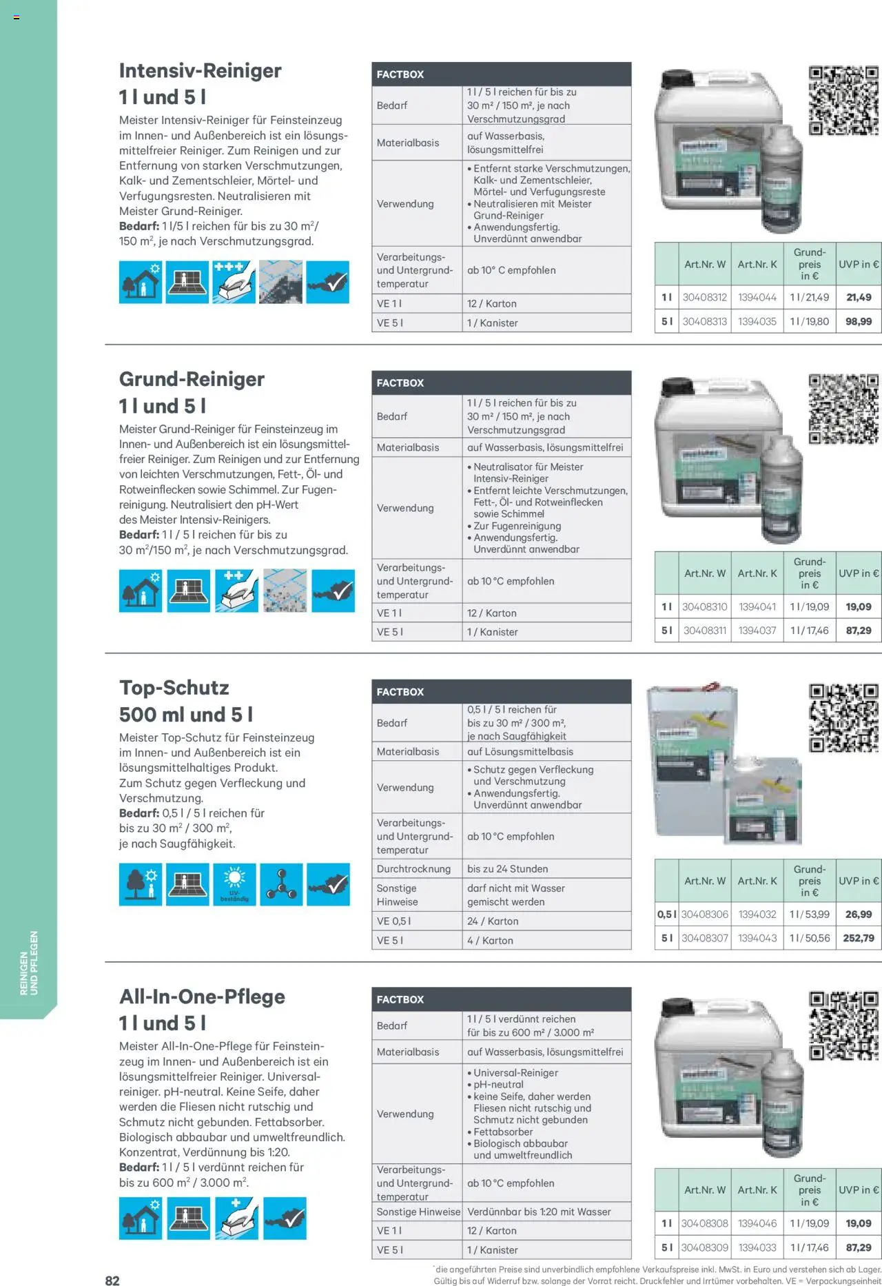 Lagerhaus meister Katalog 2025 - Seite 82- gültig ab 08.01.2025