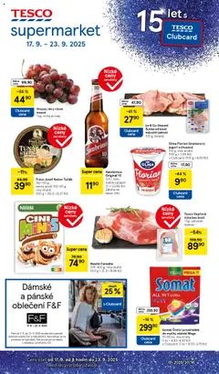 Náhled Tesco leták - Supermarket platný od 17.09.2025