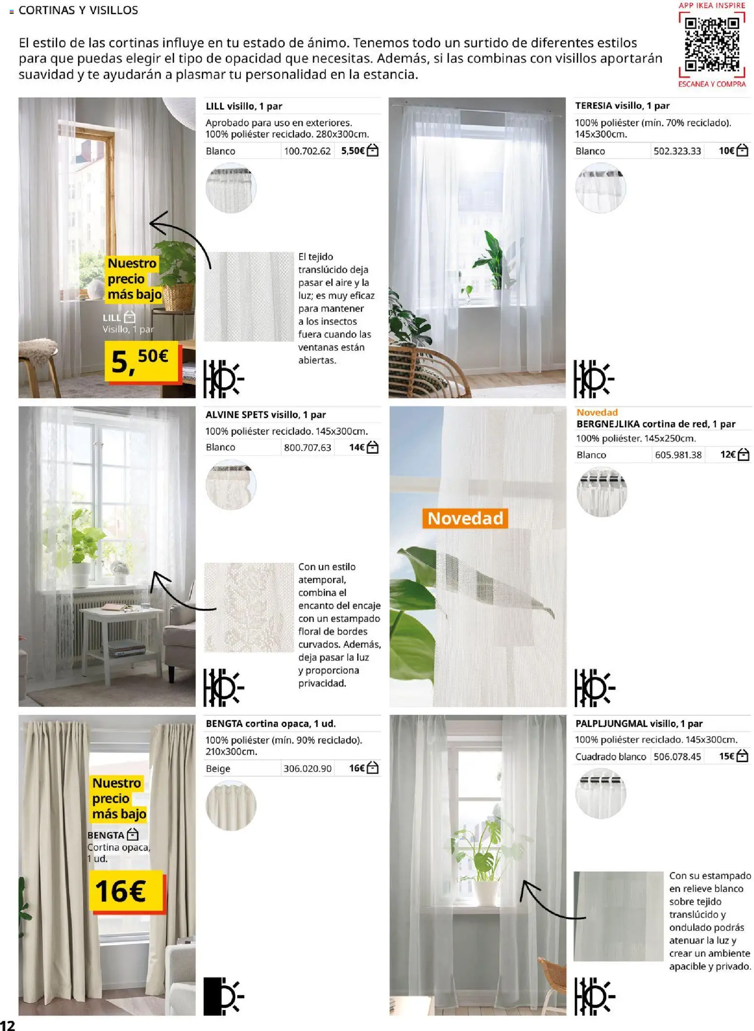Catálogo IKEA Cortinas - Página de 12 - Válido desde 01/02/2026