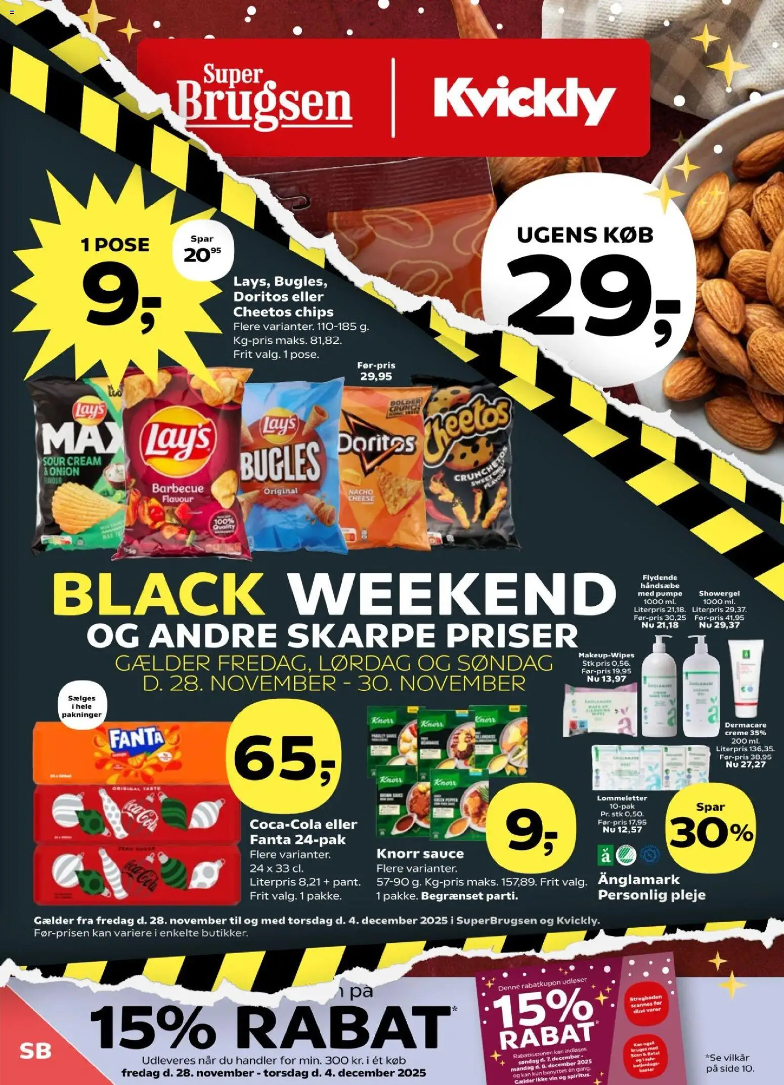 Super Brugsen - Black Friday - side 1- gyldig fra 28/11/2025