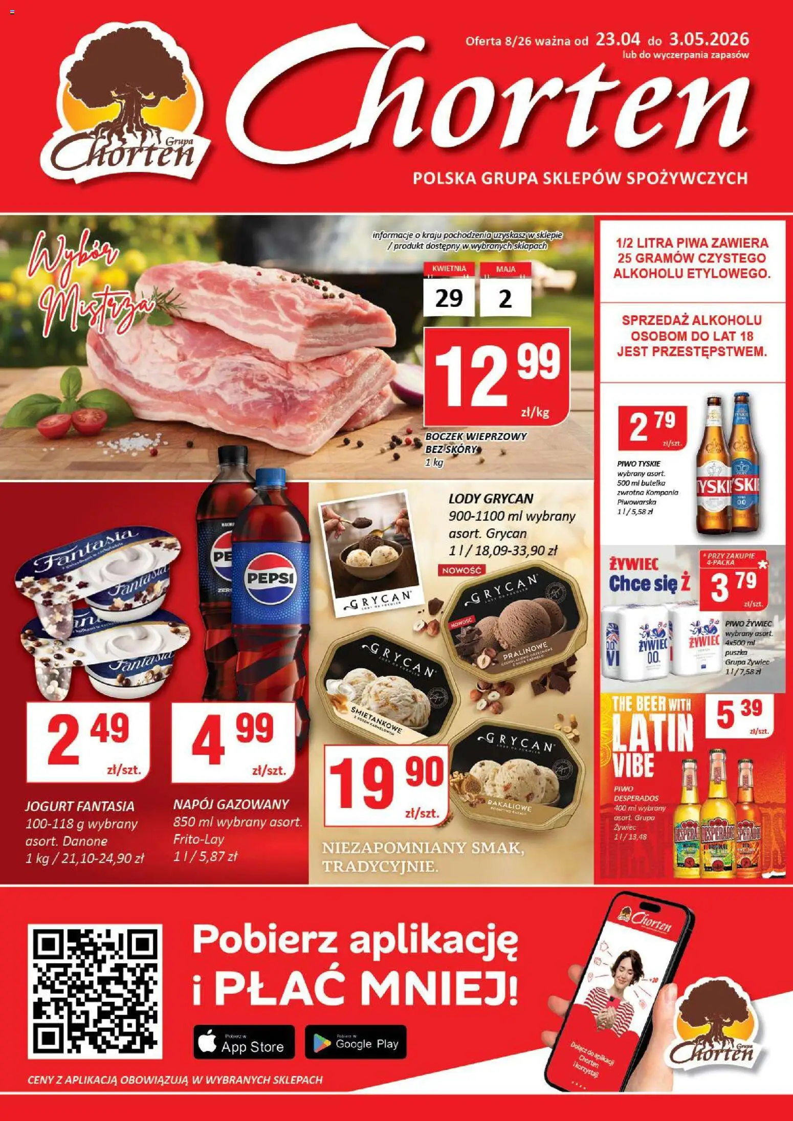 Chorten gazetka - strona 1- ważny od 23.04.2026
