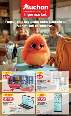 Előnézet Auchan Iskolakezdés ajánlataink érvényes 2025.08.07.-tól