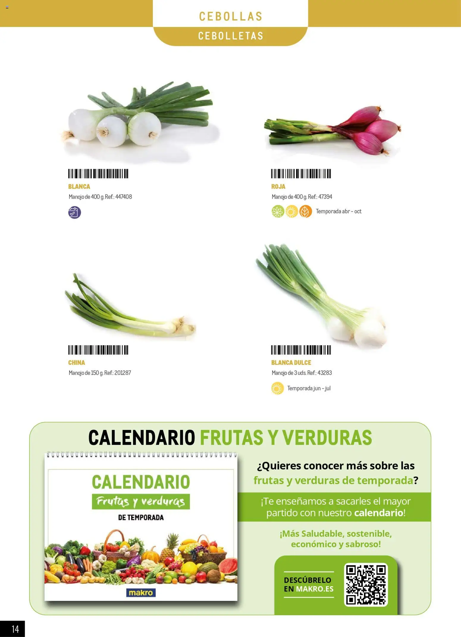 Makro - Especial Frutas y Verduras Península - Página de 14 - Válido desde 05/01/2026