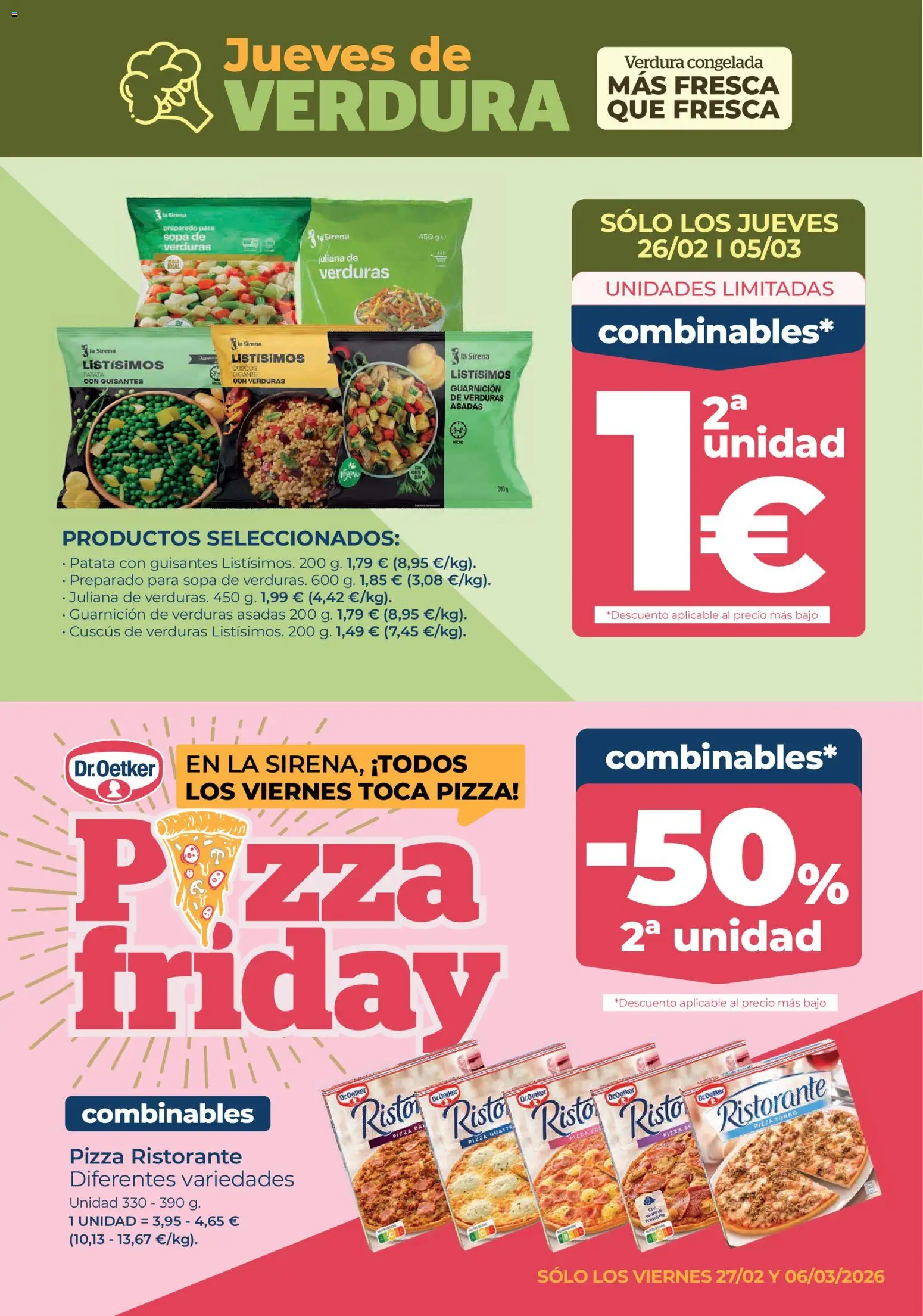 La Sirena Madrid - Página de 8 - Válido desde 26/02/2026