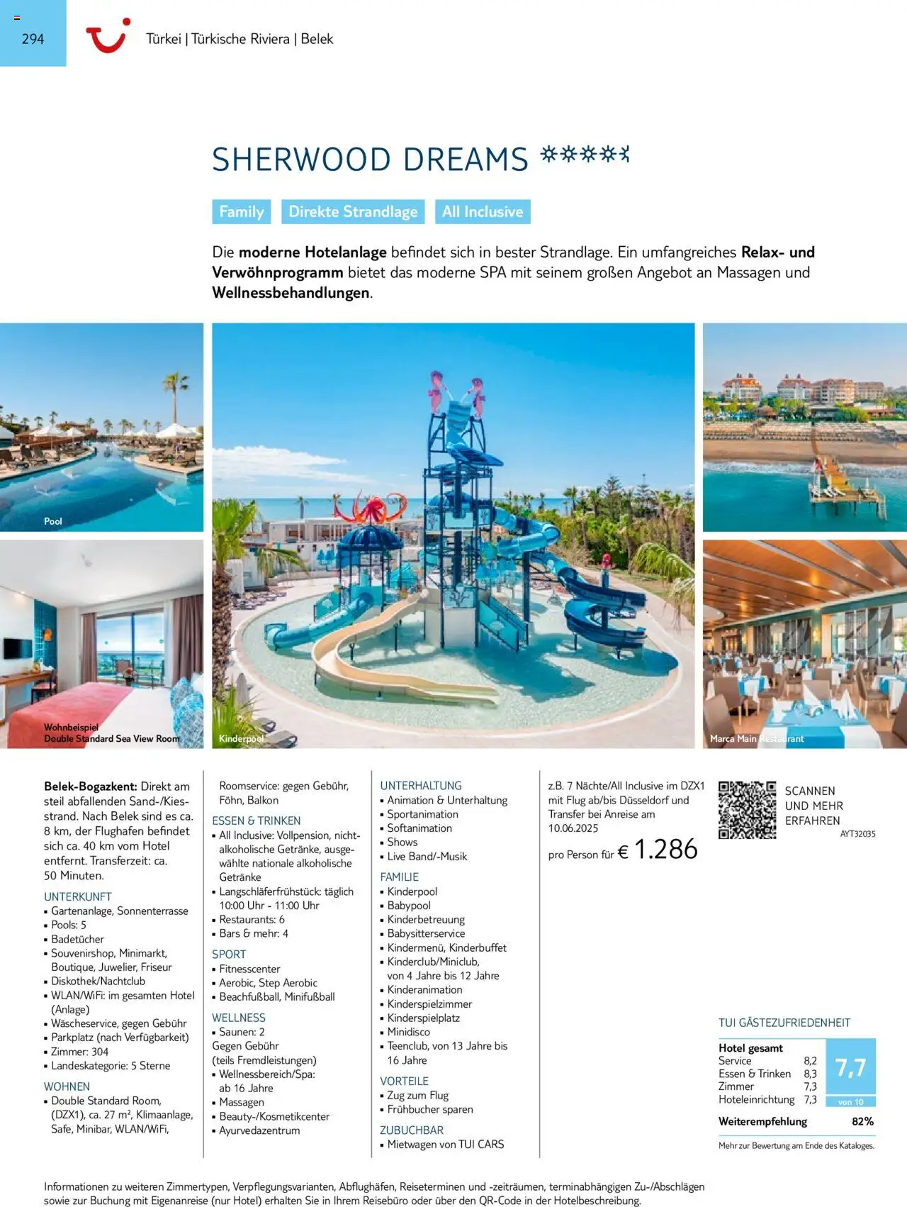 TUI  Südeuropa & Nordafrika 2025/26 - Seite 294 - gültig ab 01.01.2025
