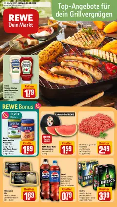 Vorschau Rewe Prospekt 	 gültig ab 04.08.2025