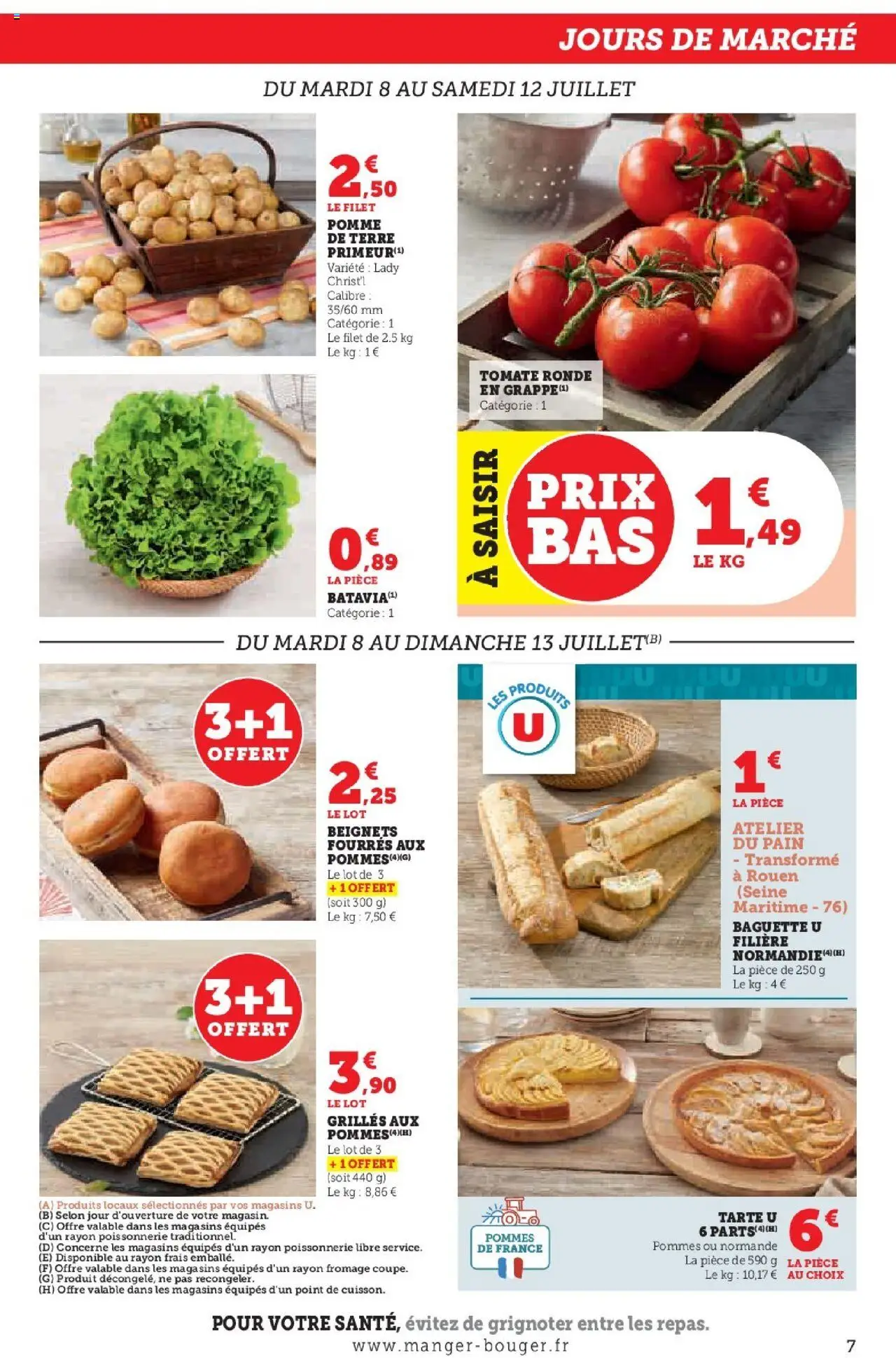 U Express - Engagés pour soutenir nos partenaires locaux Normandie - page 7 - valable à partir du 08/07/2025