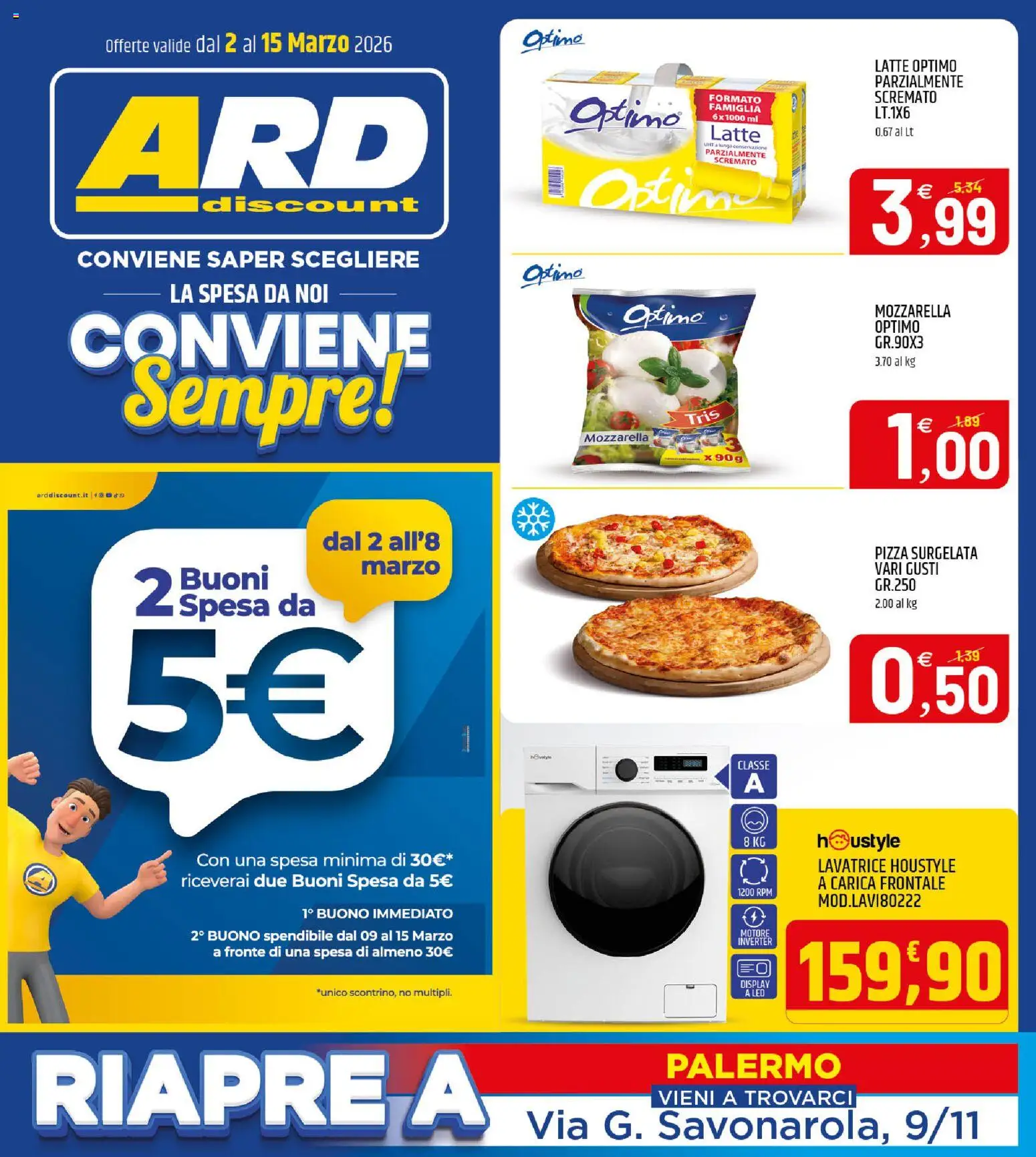 ARD Discount volantino Palermo - pagina 1 - valido dal 02/03/2026