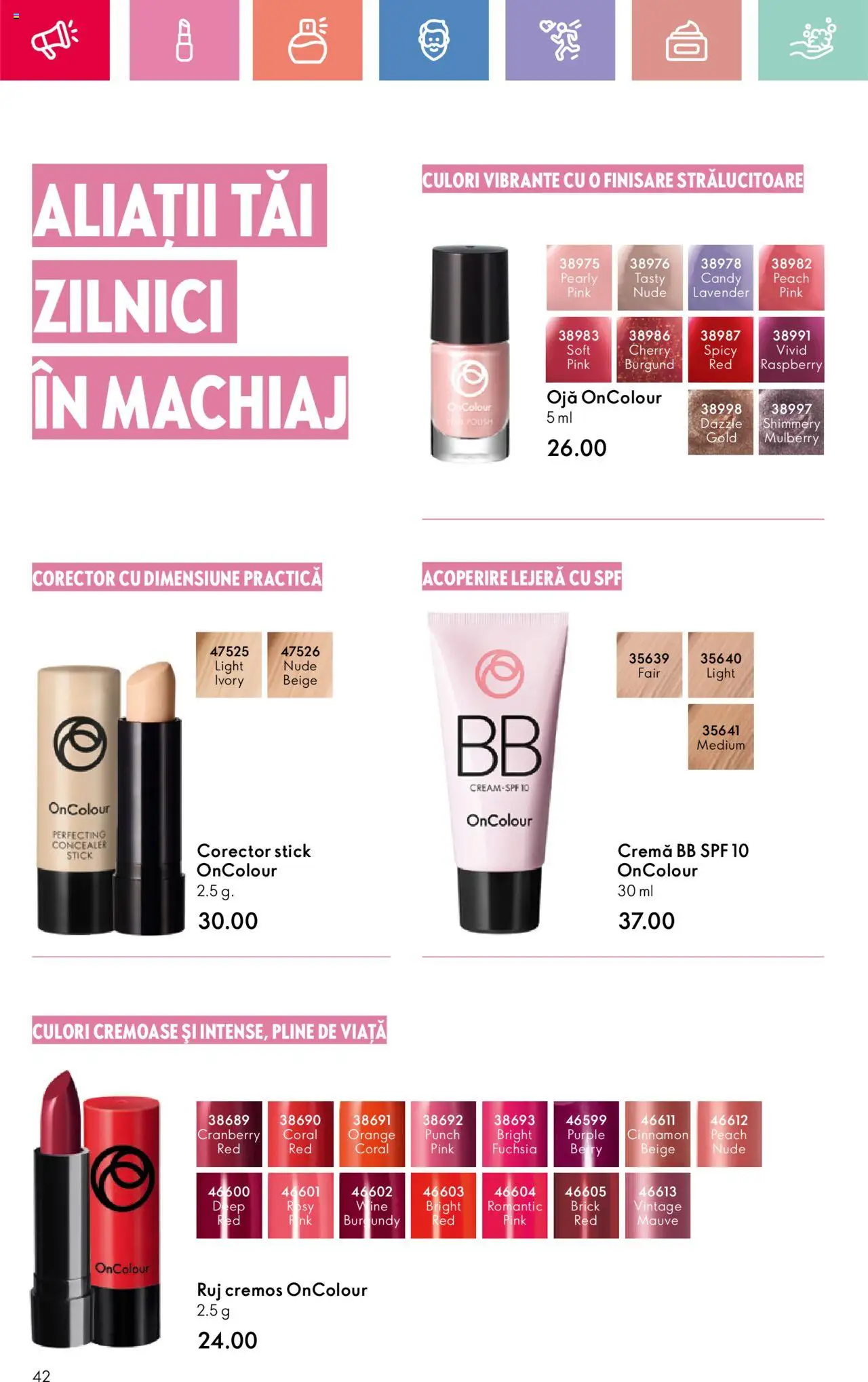 Oriflame catalog 10 2025 - pagina 42- valabil de la 06.07.2025