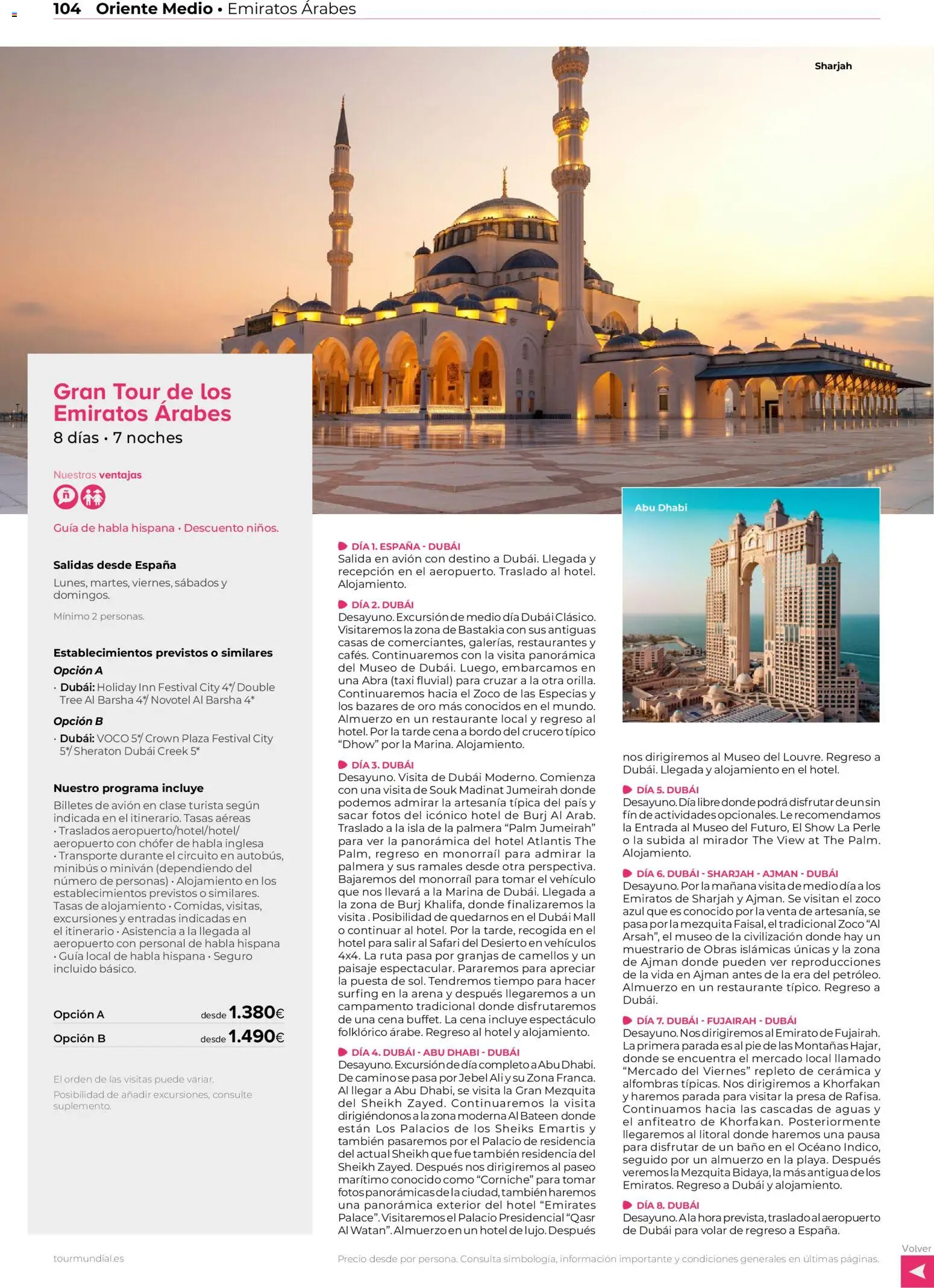 Viajes El Corte Inglés Africa y Oriente Medio - Página de 104 - Válido desde 01/01/2026