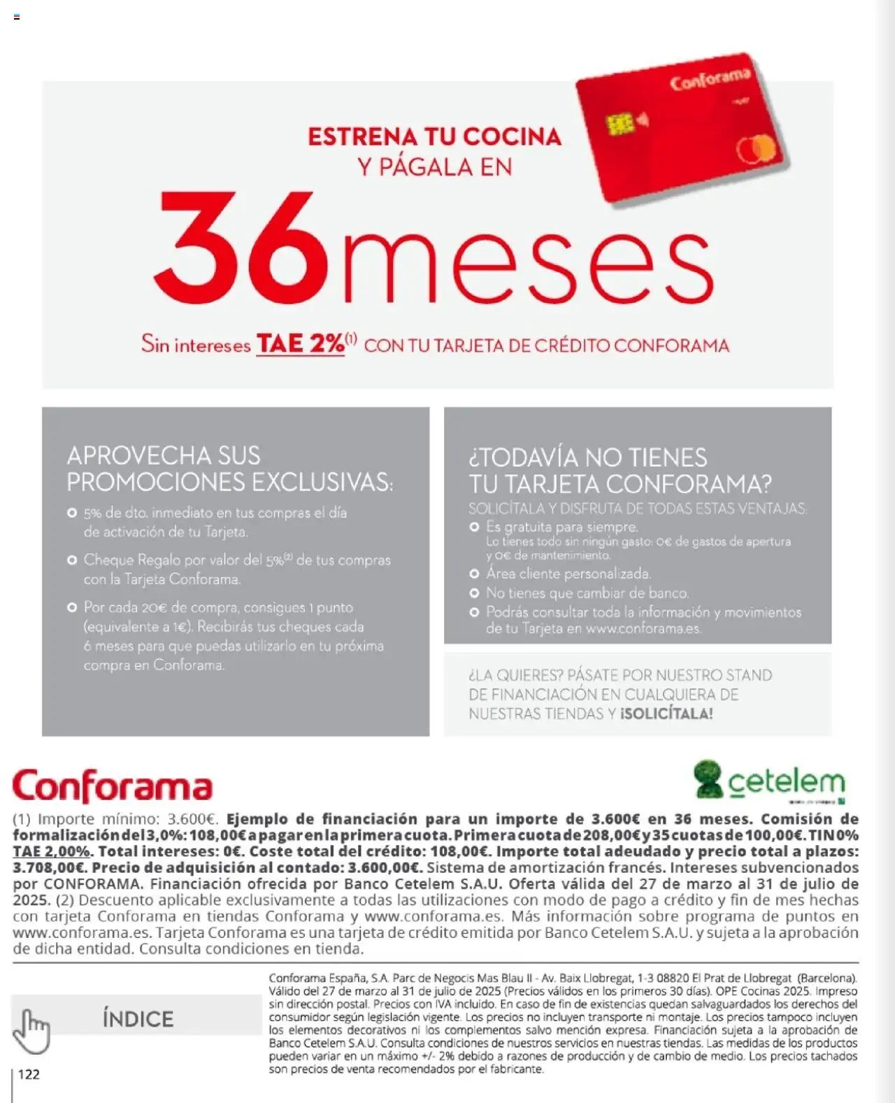 Conforama - Folleto - Página de 122 - Válido desde 27/03/2025