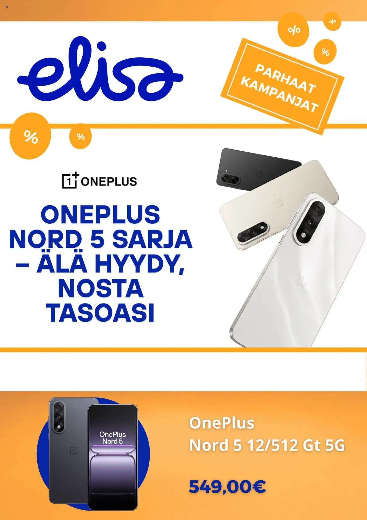 Elisa tarjoukset - sivu 1- voimassa alkaen 18/07/2025