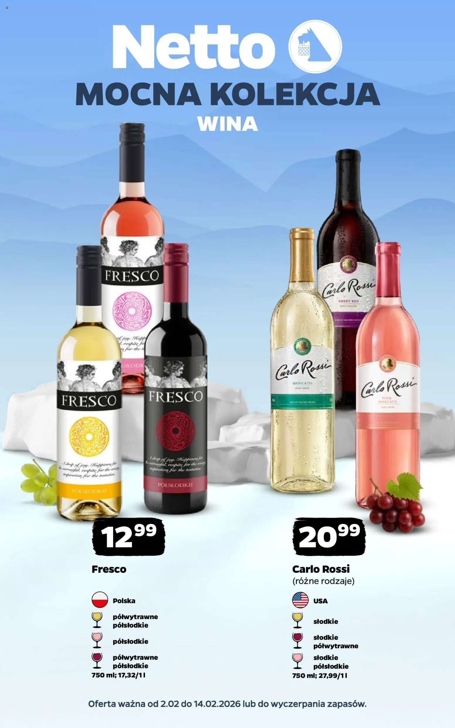 Netto gazetka - Wina - strona 1- ważny od 02.02.2026