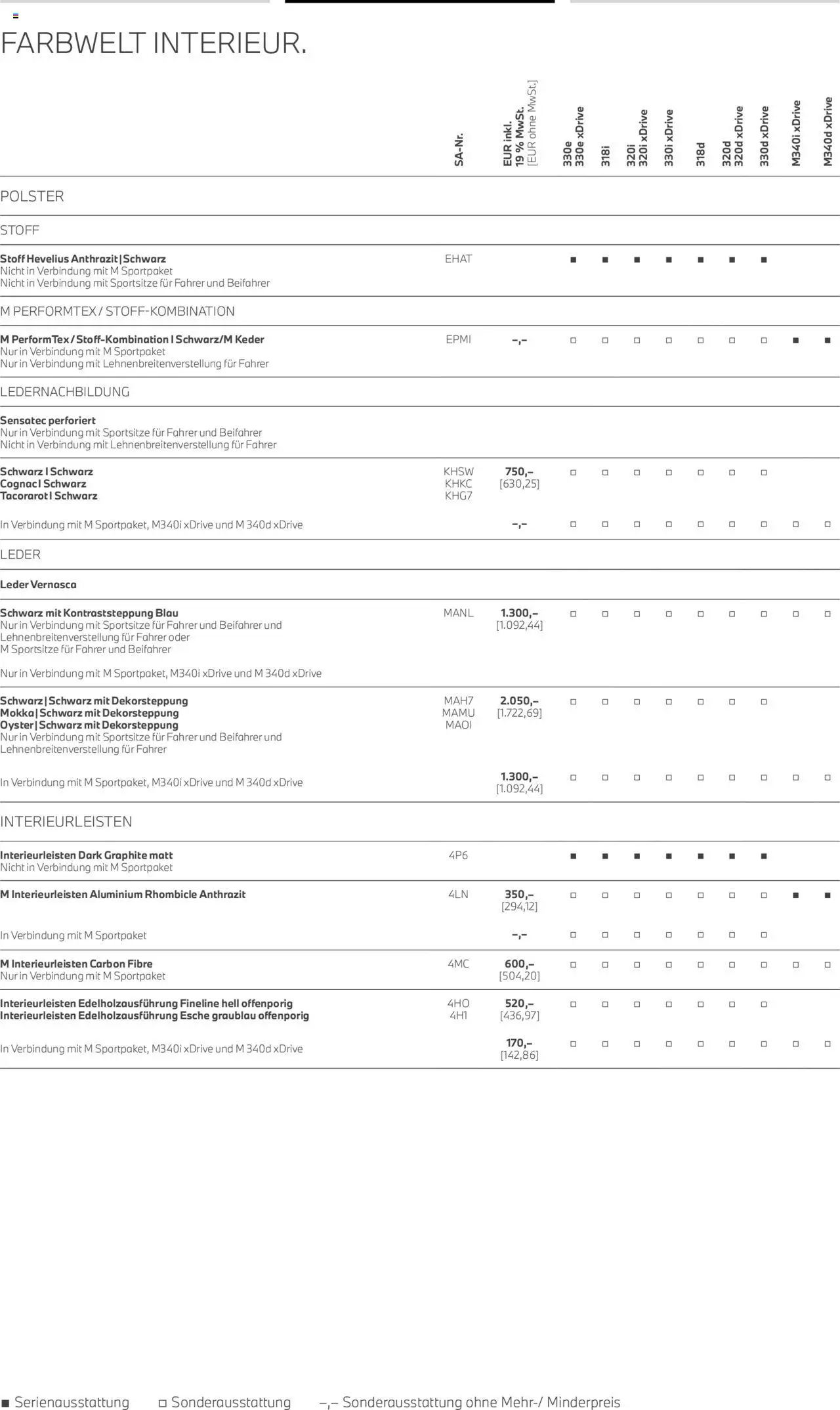 BMW 3er Limousine - Seite 17 - gültig ab 01.07.2025
