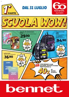 Anteprima bennet scuola catalogo valida dal 31/07/2025