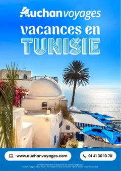Aperçu Auchan - Auchan voyages : vacances en Tunisie valable à partir du 01/03/2026