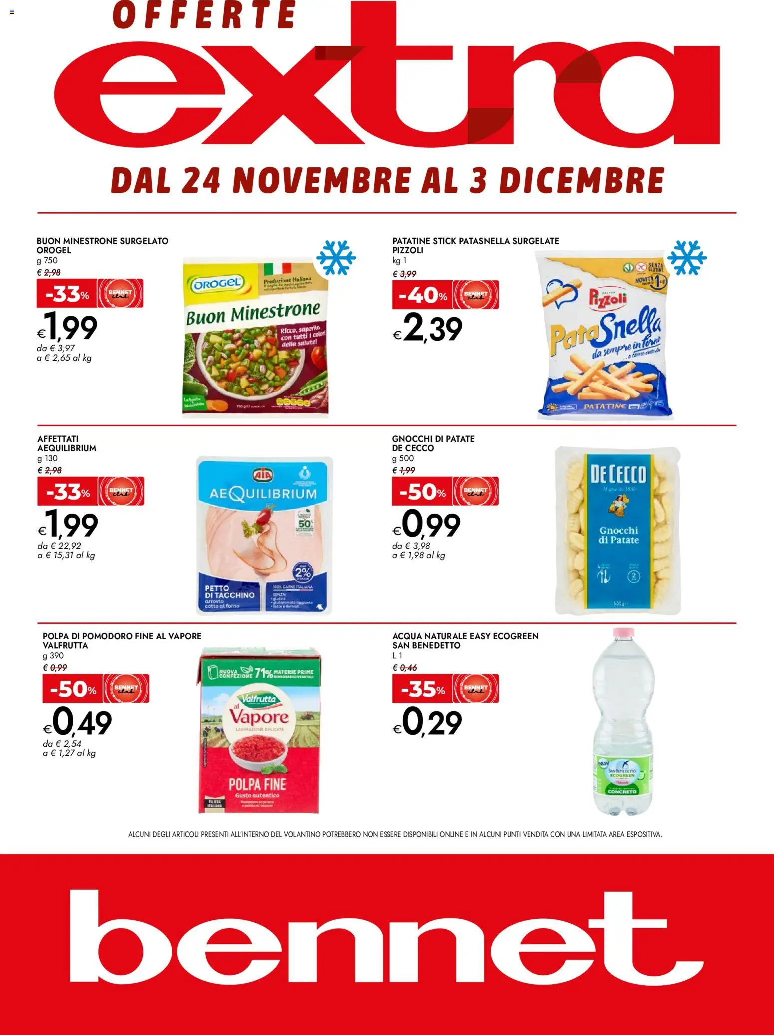 bennet Extra catalogo - pagina 1 - valido dal 24/11/2025