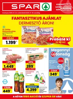 Előnézet Spar Akciós újság érvényes 2025.07.24.-tól