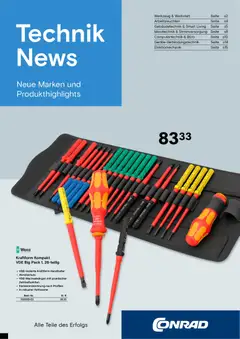 Vorschau Conrad Technik News gültig ab 23.10.2025