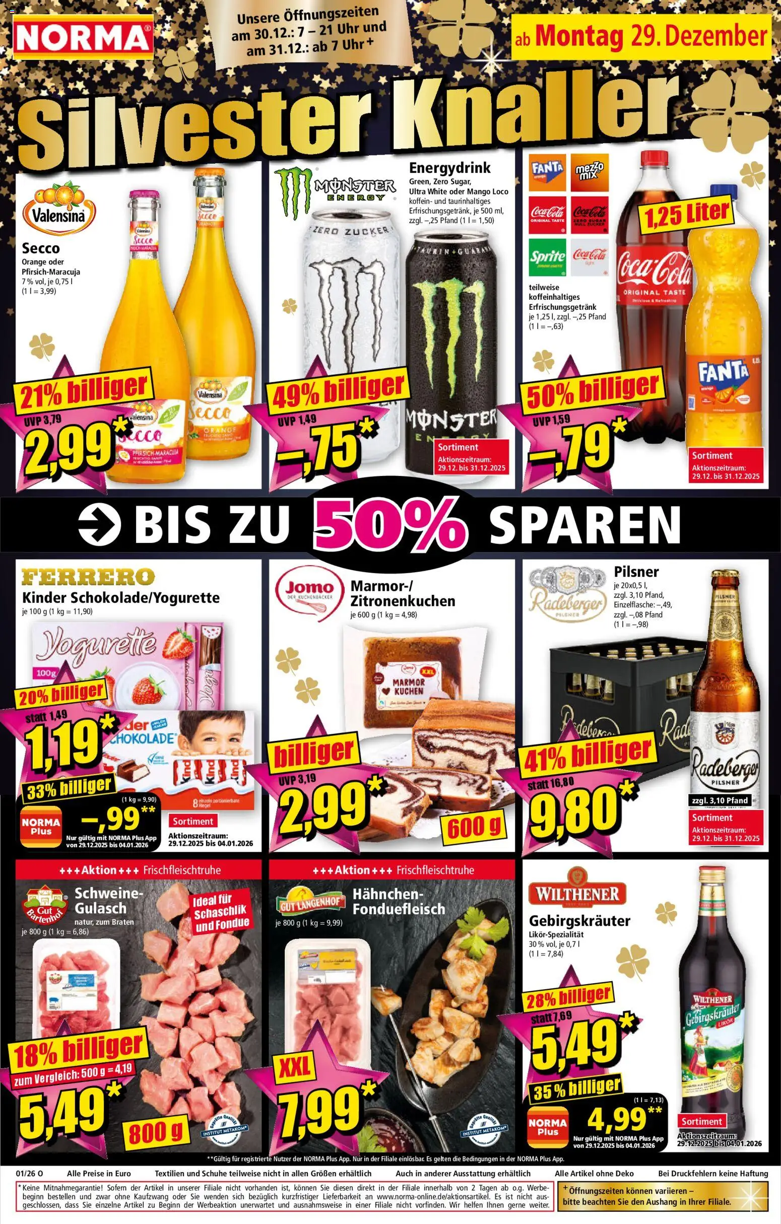 Norma Prospekt 	 - Seite 1 - gültig ab 29.12.2025