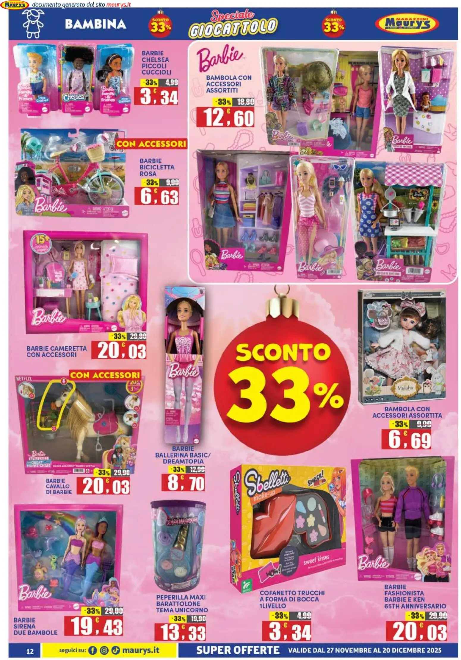 Maury's Giocattolo catalogo - pagina 12 - valido dal 27/11/2025