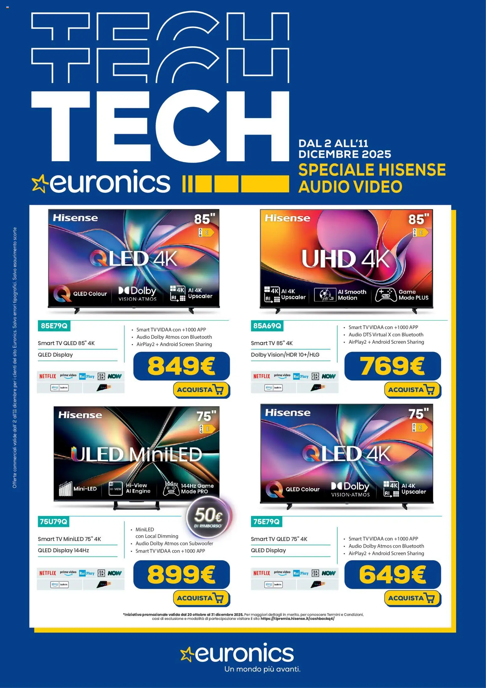 Euronics Hisense catalogo - pagina 1 - valido dal 02/12/2025