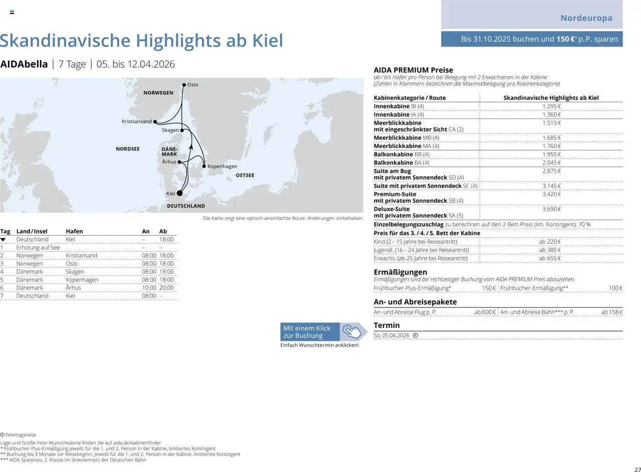 Aida Sommer 2026 - Seite 27 - gültig ab 01.03.2026