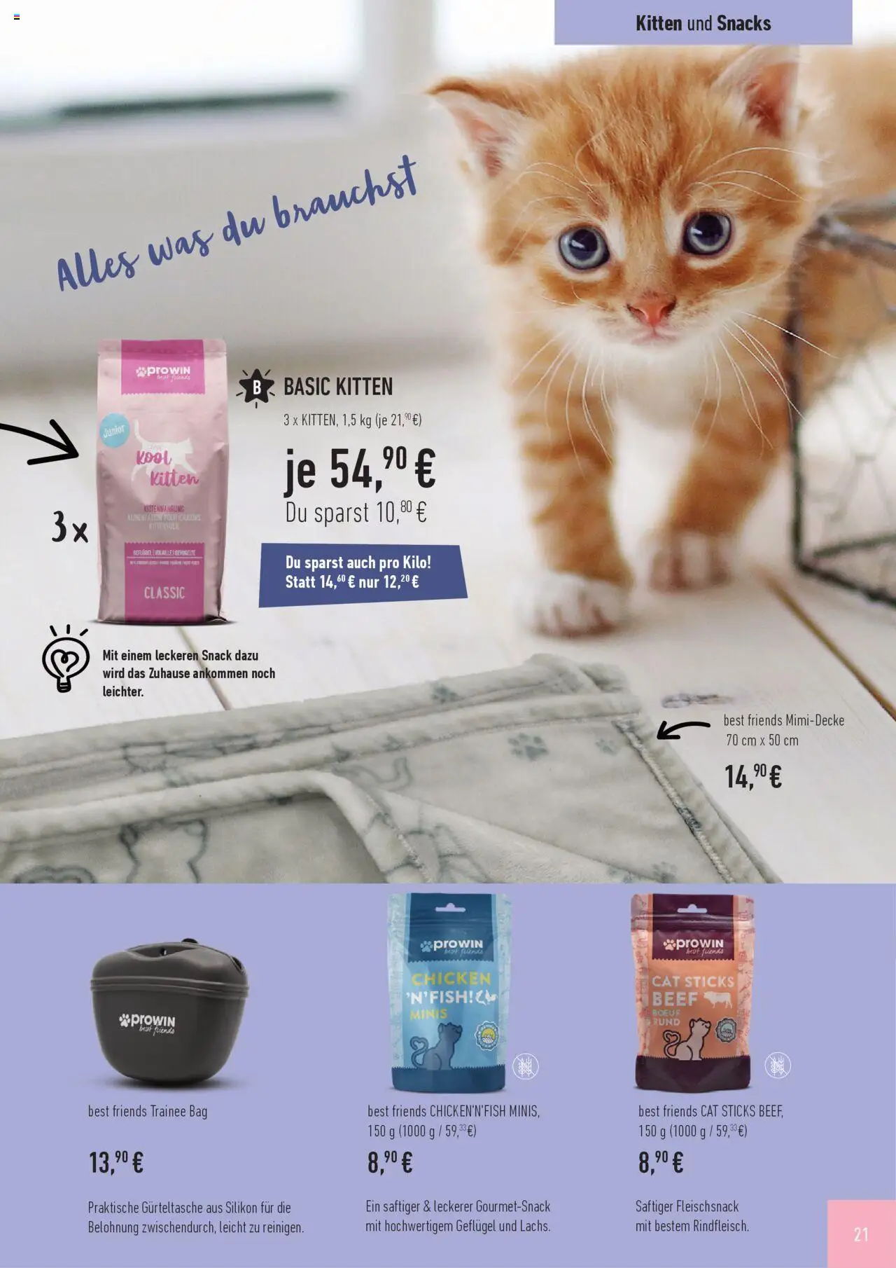 Katalog ProWin Best Friends Juli 2025/Juni 2026 - Seite 21 - gültig ab 01.07.2025