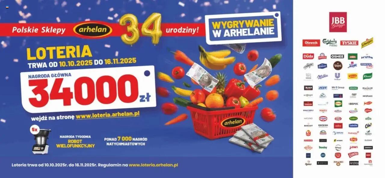 Arhelan Konkurs - Urodzinowa Loteria - strona 1- ważny od 10.10.2025