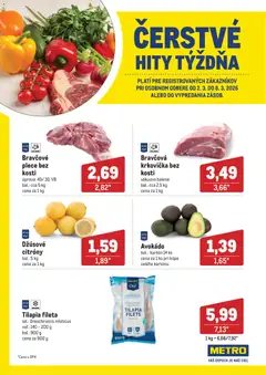 Metro leták platný od 02.03.2026