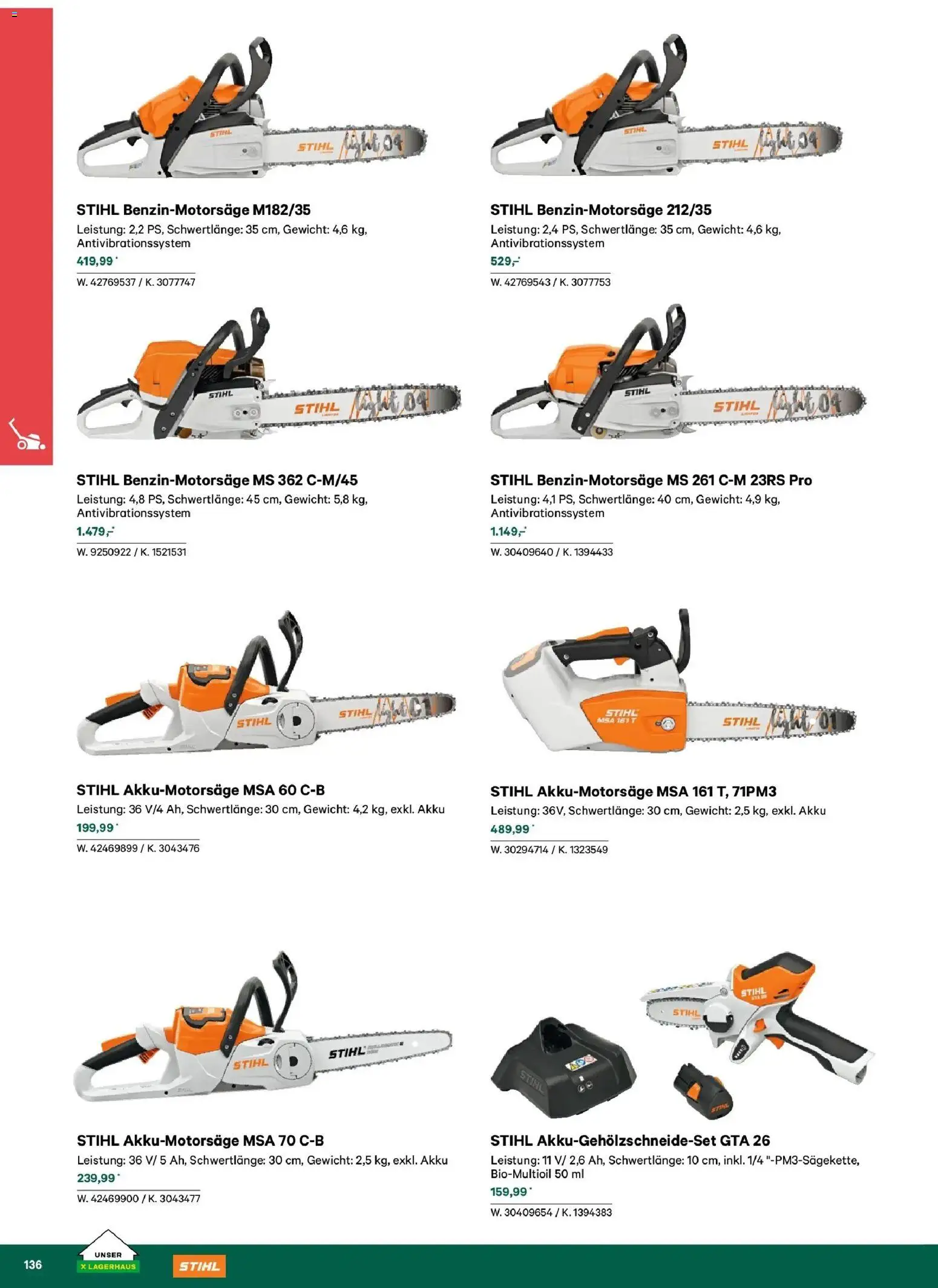 Lagerhaus Garten & Freizeit Katalog 2026 - Wien, Innsbruck - page 136- valid from 01.03.2026