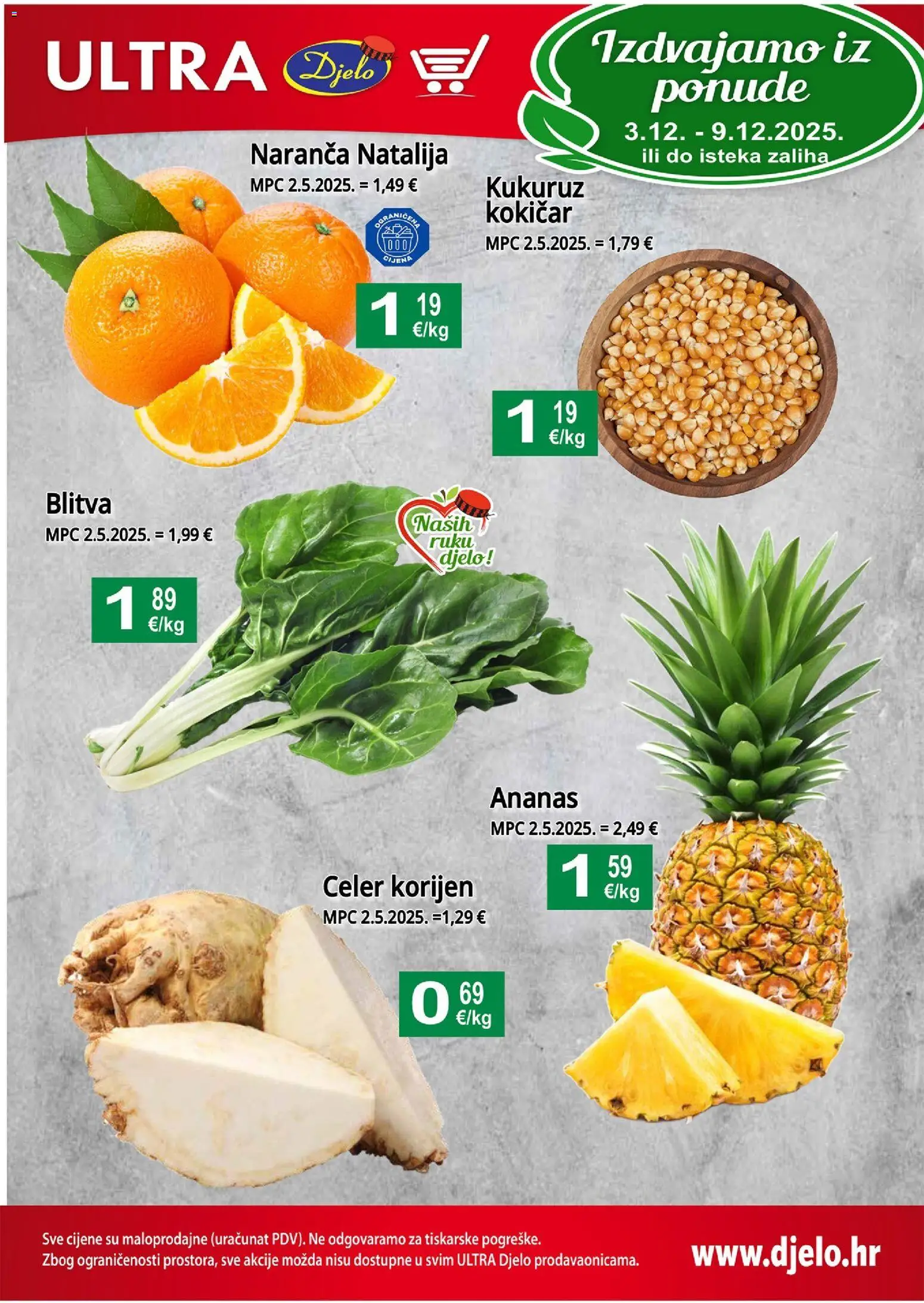 Djelo - Ponuda - stranica 1- važeći od 03.12.2025