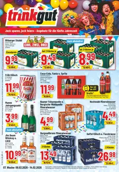 Vorschau Trinkgut Prospekt 	 gültig ab 09.02.2026