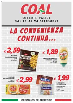 Anteprima Coal La Convenienza Continua catalogo valida dal 11/09/2025