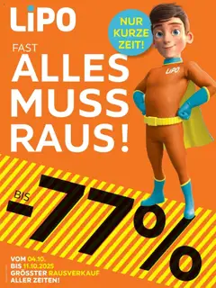 Vorschau Lipo Aktionen Alles Muss Raus gültig ab 04.10.2025