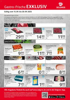 Vorschau Selgros Gastro Angebote gültig ab 15.09.2025