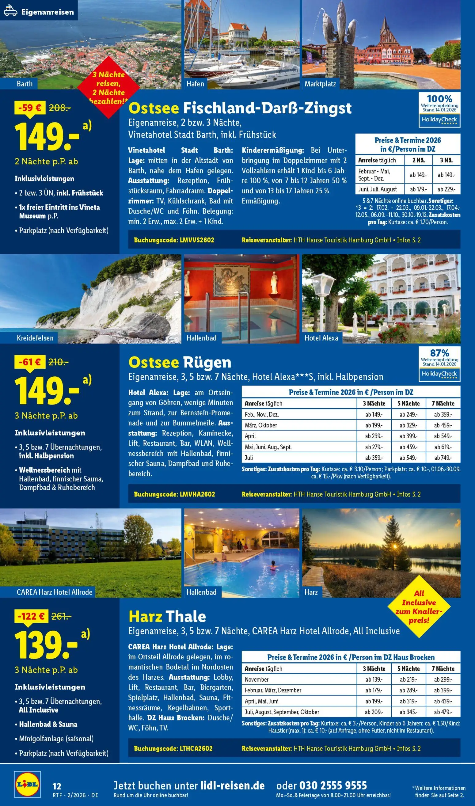 Lidl Reisen Prospekt 	 - Seite 12 - gültig ab 14.02.2026