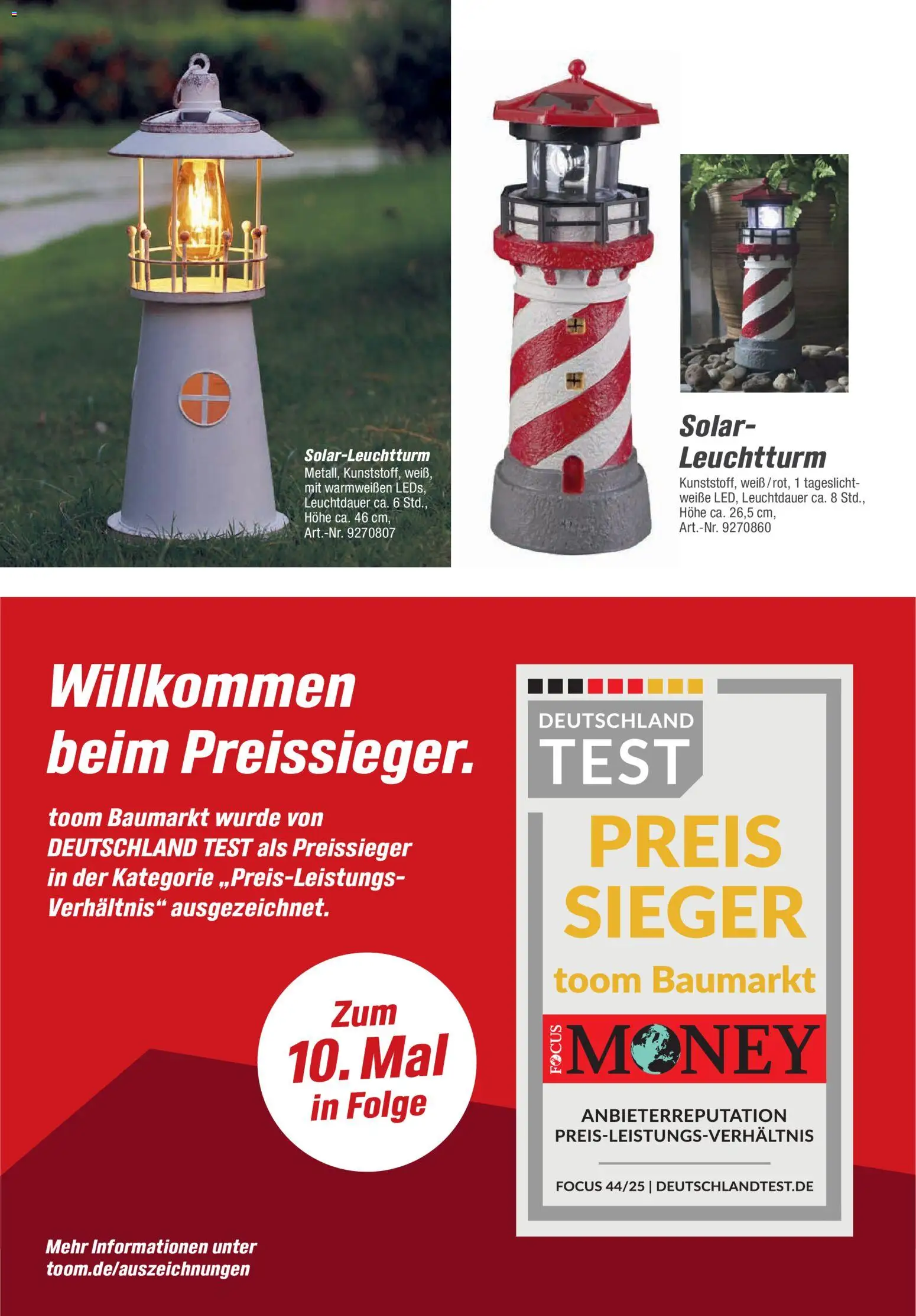 Toom Baumarkt  Gartenmöbel & Solar-Leuchten 2026 - Seite 119 - gültig ab 01.01.2026