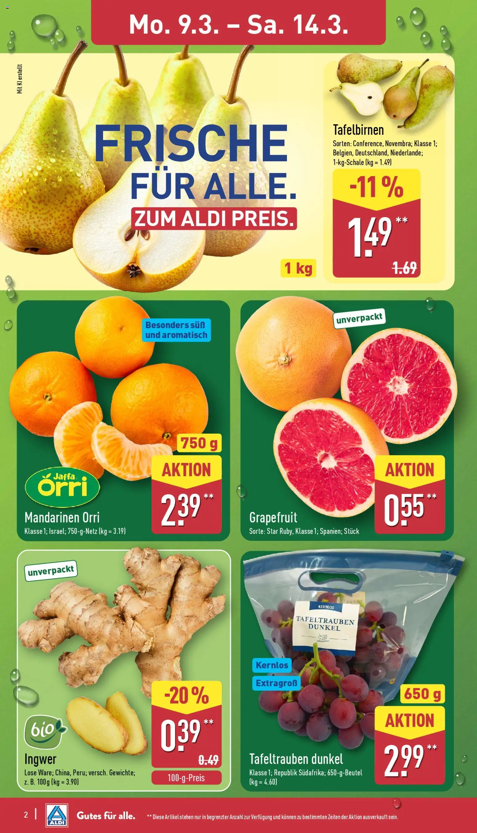 Aldi Prospekt 	 - Seite 2 - gültig ab 09.03.2026