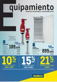 Vista previa del folleto Makro - Especial Equipamiento Canarias válido desde 01/09/2025