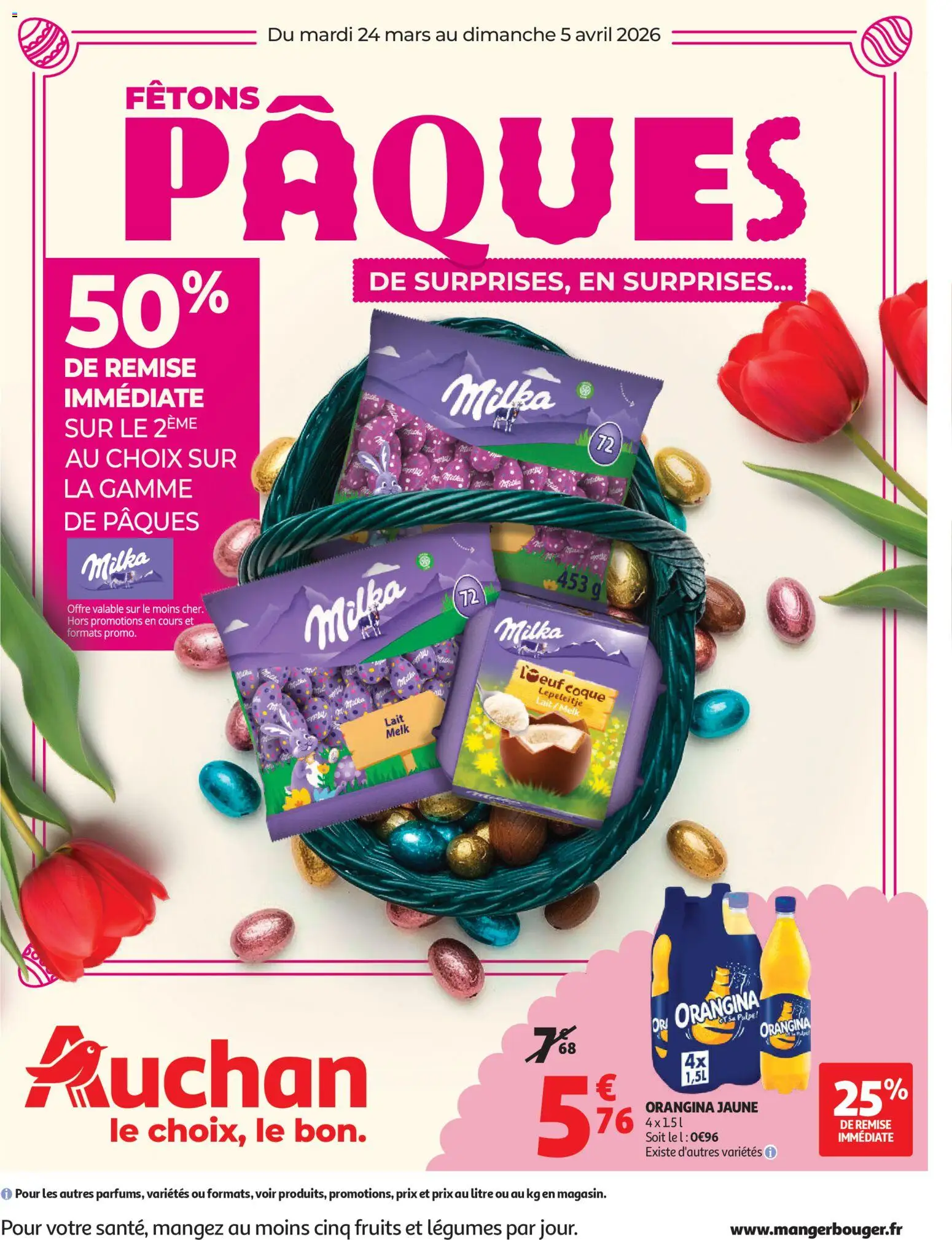 Auchan folder / publicité - pagina 1- geldig vanaf 24/03/2026