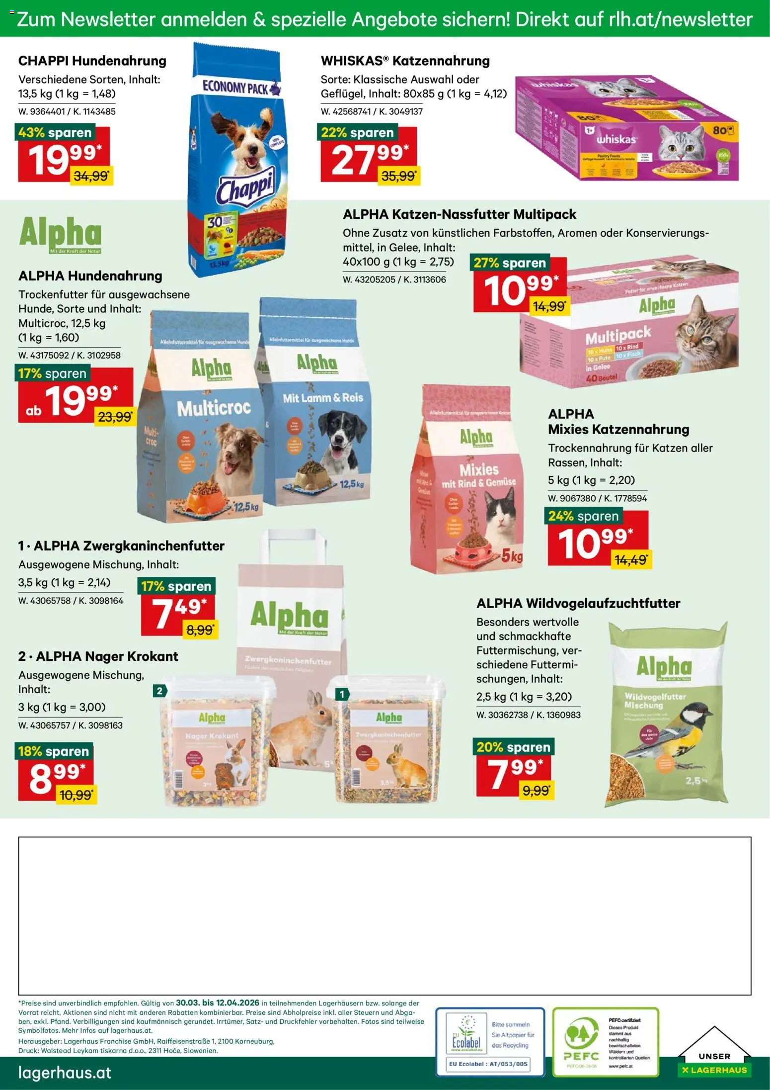 Lagerhaus Flugblatt - page 6- valid from 30.03.2026