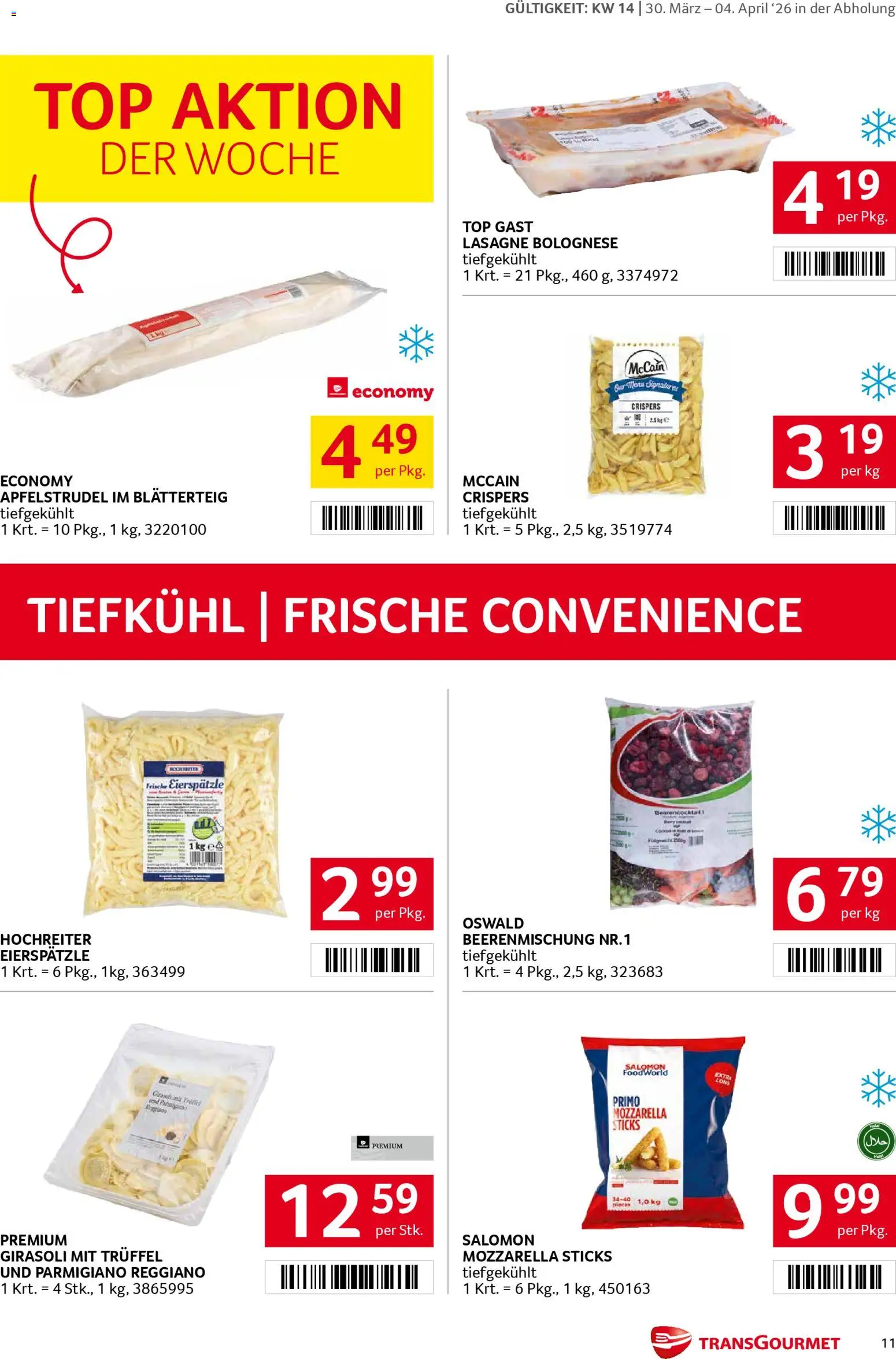 Transgourmet Flugblatt - page 11- valid from 30.03.2026