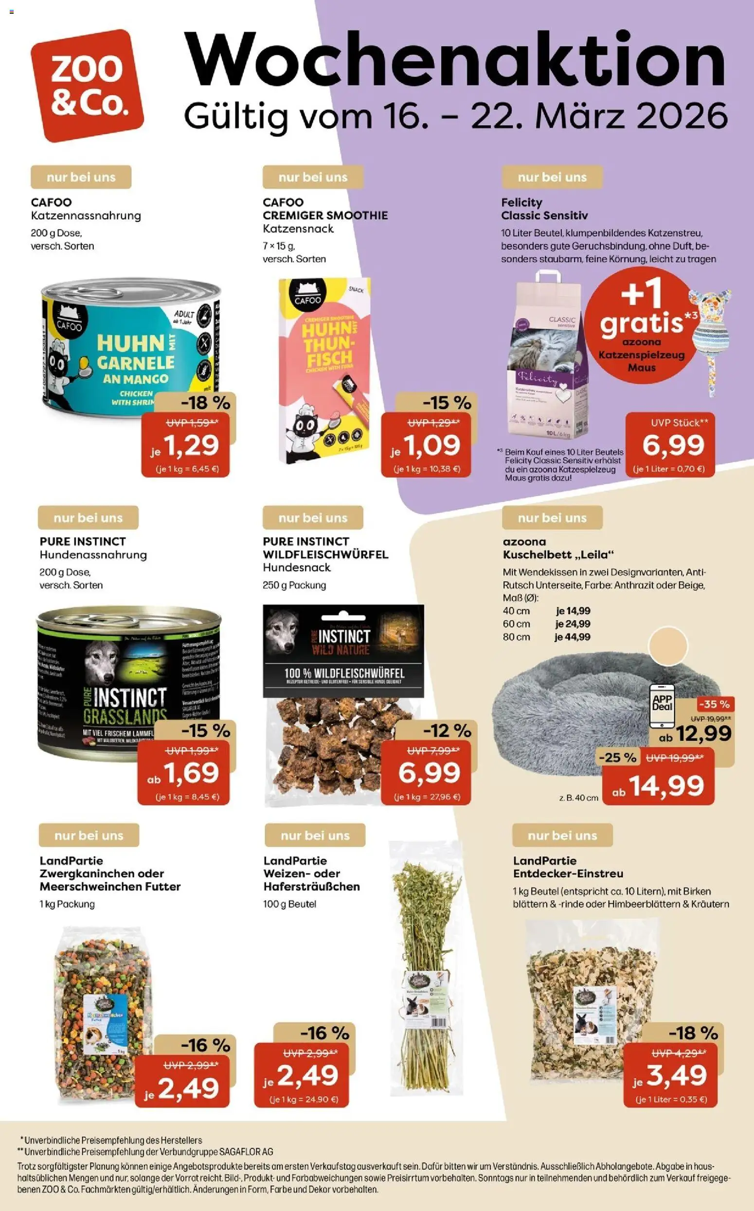 Zoo & co Prospekt 	 - Seite 1 - gültig ab 16.03.2026