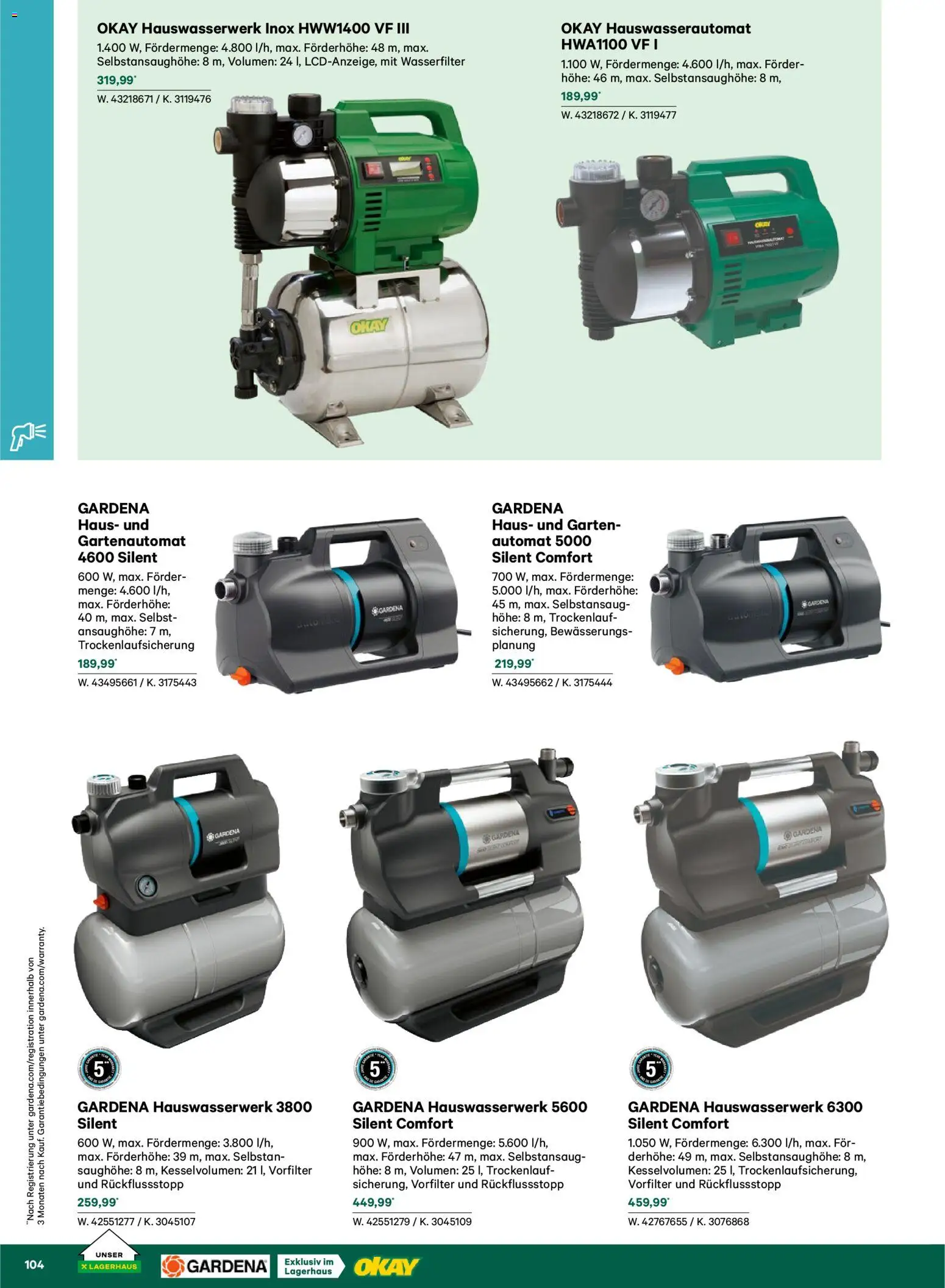 Lagerhaus  Garten und Freizeit Katalog 2026 - page 104- valid from 22.02.2026