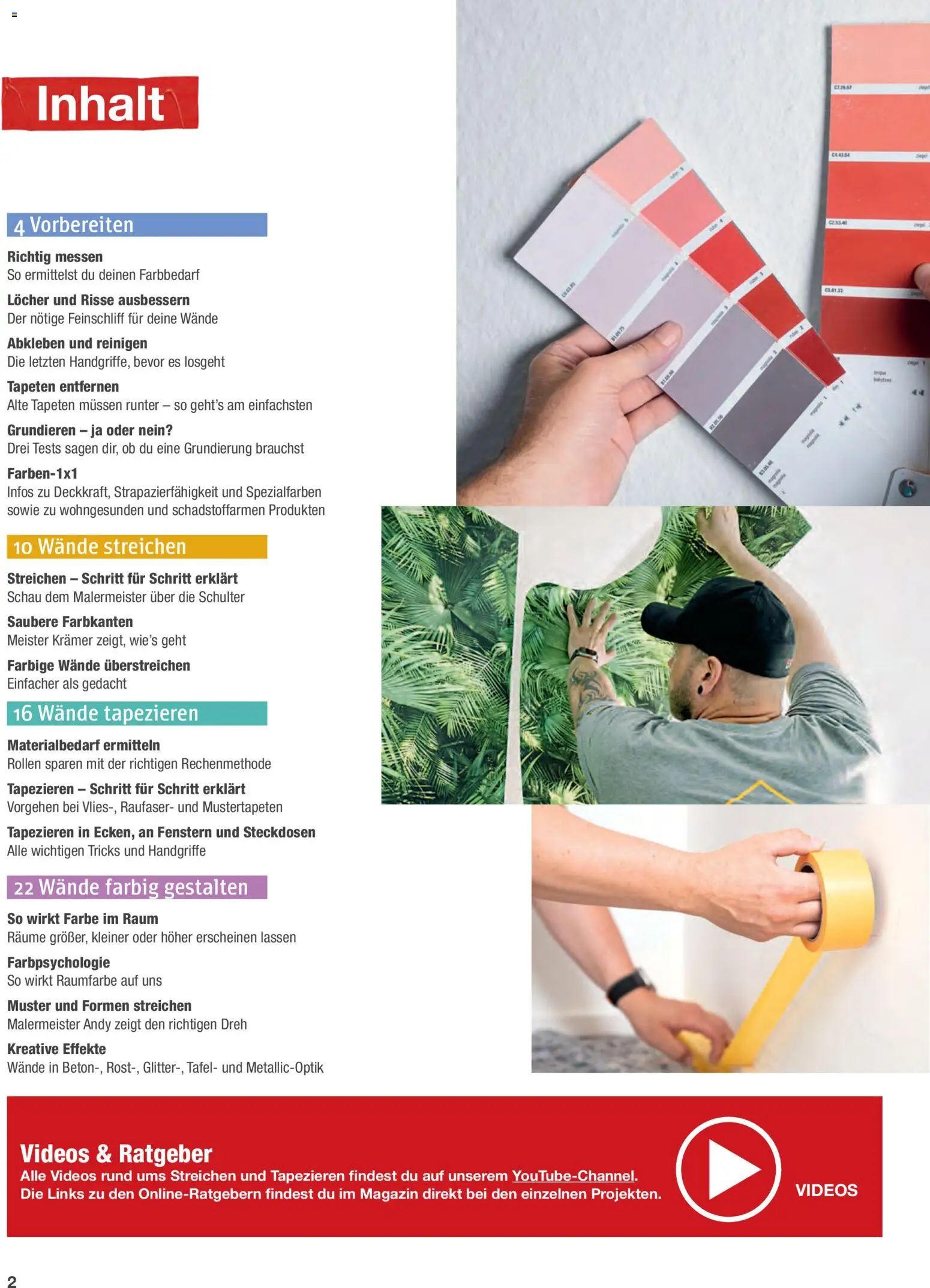 Toom Baumarkt Wände streichen und tapezieren - Seite 2 - gültig ab 01.01.2026